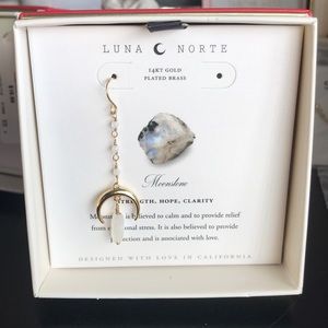 ISO Luna Norte Moonstone Earting